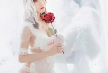 喵糖映画 VOL.186 纯白轻纱-套图岛