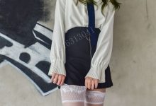 大生模拍 No.003 小蕊 肉丝套上白丝 [47P6V-741MB]-套图岛