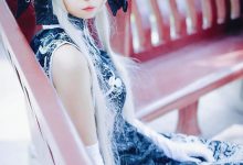 黑丝旗袍美女cosplay缘之空春日野穹图片-套图岛