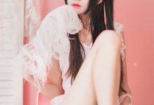 [Cosplay]桜桃喵 - 冬眠系列-粉色浴缸 [57P]-套图岛