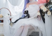 Coser面饼仙儿 - 独角兽婚纱[14P／129MB]-套图岛