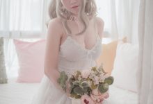 [Cosplay]Coser女神@Yoko宅夏Cos - 白色丝质连衣裙 [26P]-套图岛