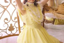 黄裙美女温婉秀丽清纯写真图片-套图岛