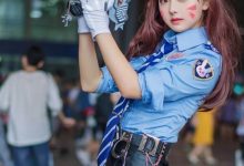 守望先锋性感迷人DVAcosplay图片-套图岛