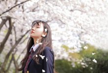 制服美女清纯迷人户外写真图片-套图岛