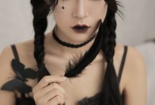 cos美女万圣节特效妆诱惑性感艺术写真-套图岛