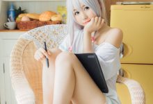 日系校园动漫美女和泉纱雾cos长腿巨乳诱惑写真-套图岛