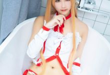 cos美女刀剑神域亚丝娜cosplay性感图片-套图岛