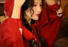 妖艳美女红色精灵cos美女性感写真-套图岛