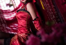 鬼畜瑶 NO.011 时崎狂三新年旗袍 [22P-415MB]-套图岛