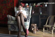 K&M 002-超美足模秀黑丝美脚高清特写镜头 [MP4-1.74G]-套图岛