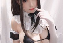 蜜汁猫裘 NO.003 黑白女仆 [25P-47.9MB]-套图岛