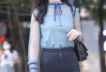 都市丽人黑色紧身牛仔裤【110P-2.56G】-套图岛