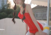 Shika小鹿鹿 - 泳装  [63P-107M]-套图岛