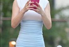 都市丽人蓝色长裙小姐姐 【1V-3.69G】-套图岛