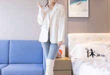 [BoBoSocks袜啵啵]NO.050 小甜豆-高跟长靴、白棉袜[175P+1V／8.01GB]-套图岛