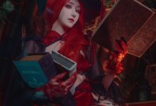 南桃Momoko - NO.82 红女巫 [19P-162MB]-套图岛