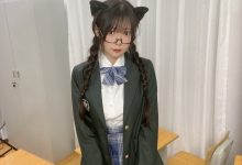 香草喵露露 - NO.38 小露乱撞 猫耳JK制服自拍 [39P+1V-617MB]-套图岛