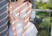 香草喵露露 - NO.40 杨枝甘露 白色纱裙 [48P1V-1.22GB]-套图岛