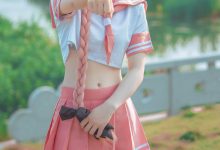 海藻酸钠 - NO.01 阿福jk [9P-64MB]-套图岛