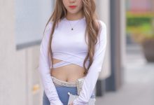 都市丽人街拍极品蓝色短裤美女【231P+1V-2.75G】-套图岛