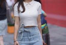 都市丽人高腰牛仔紧身裤美女【119P+1V-1.77G】-套图岛