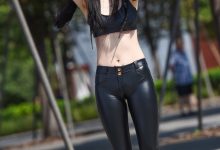 精选街拍作品 NO.0056 紧身皮裤美女模拍原图[274P／205MB]-套图岛