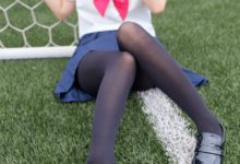 喵写真 VOL.009 球场上的黑丝校服 [75P-854MB]-套图岛