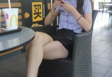 精选街拍作品 NO.0038 超短皮裙气质美丽美足高跟美女原图[262P／236MB]-套图岛