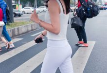 精选街拍作品 NO.0041 白色紧身裤美女原图[263P／315MB]-套图岛