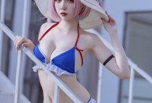 二佐Nisa - NO.140 碧蓝塔尔图泳装 [27P-152MB]-套图岛