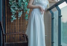 秋和柯基 - NO.87 白色连衣裙 [37P+2V-838MB]-套图岛