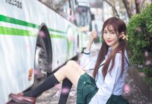 王羽衫 -JK大巴 [20P-26.7MB]-套图岛