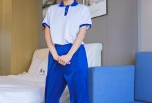 [BoBoSocks袜啵啵]NO.193 小沫-贝壳头板鞋、白棉袜、肉丝、校服裤里丝[140P+1V／6.07GB]-套图岛