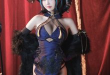 面饼仙儿 柴郡旗袍 [21P+1V-790MB]-套图岛