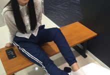 [YJ街拍]001 商场帆布鞋棉袜[26P-26MB]-套图岛