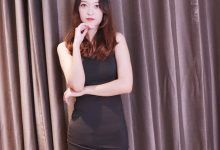 初夏女神 NO.016 依依 M码无袖黑色衣搭配38码长靴[123P+1V／3.82GB]-套图岛