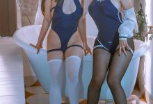 云溪溪 NO.053 — 奶桃 双人竟泳 [153P-81MB]-套图岛