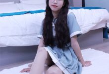 初夏女神 NO.008 雪糕 浅蓝色JK裙搭配小白鞋[135P+1V-4.29GB]-套图岛