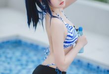 Momoko葵葵 -  &瓜希酱 宝多六花&新条茜 泳装 [85P-472MB]-套图岛