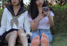 Pary摄影 NO.063 诗诗与小然户外展示原味嫩脚丫[100P／0.99GB]-套图岛