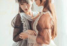 铁板烧鬼舞w -  NO.022 &爱老师&奶文-透明女仆[33P-278.6M]-套图岛