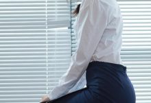 [IESS异思趣向] 2023.07.07 丝享家 1474 婉萍《蓝裙OL》[86P-90M]-套图岛