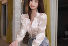 谢小蒽性感黑色皮短裙摄拍摄花絮 [98P+3V-1.2G]-套图岛