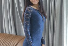 [IESS异思趣向] 2023.10.11 丝享家 1556 婉萍《蓝色镂空包臀裙》[86P-99.3M]-套图岛