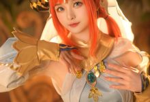 白莉爱吃巧克力 - 原理猪 原神-妮露 [10P-416MB]-套图岛