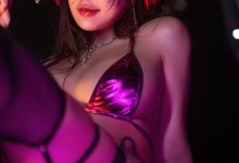 于芷晴 – 微密圈 情趣吊带袜[16P-59.3M]-套图岛