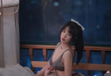 轩萧学姐 -  2023.4月舰长 灰色蕾丝[50P-320MB]-套图岛