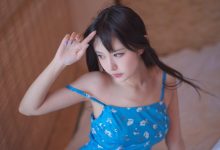 Shika小鹿鹿 – 蓝裙子 [16P-96MB]-套图岛