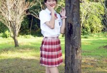 初夏女神 NO.100 安妮 草莓色JK[140P+1V／5.98GB]-套图岛